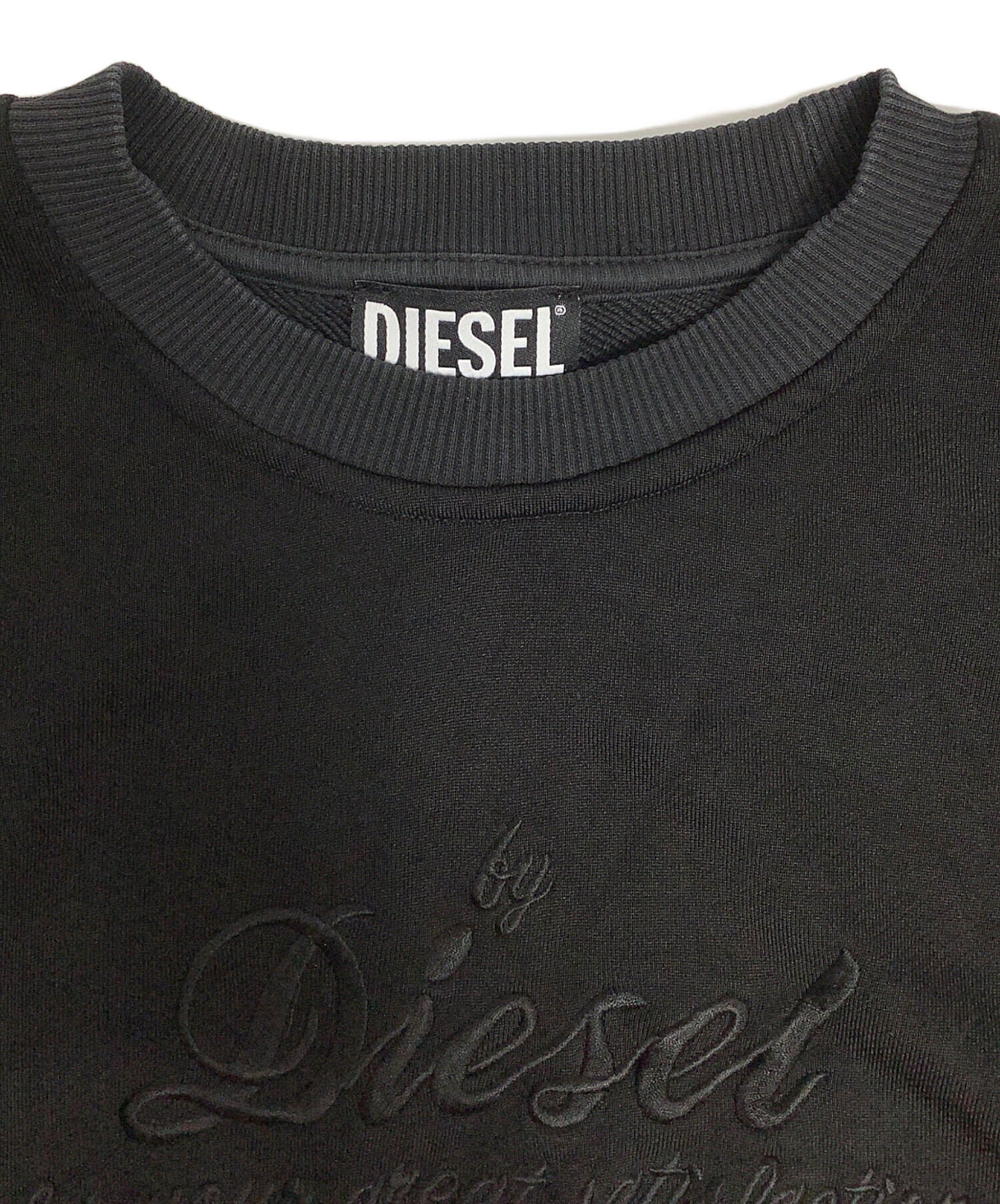 中古・古着通販】DIESEL (ディーゼル) スウェット ブラック サイズ:S