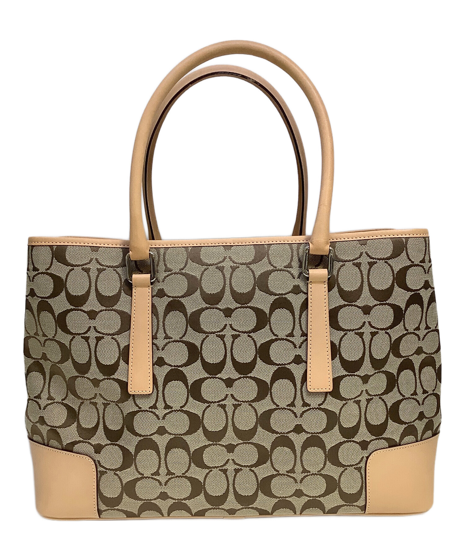 中古・古着通販】COACH (コーチ) トートバッグ ベージュ 未使用品