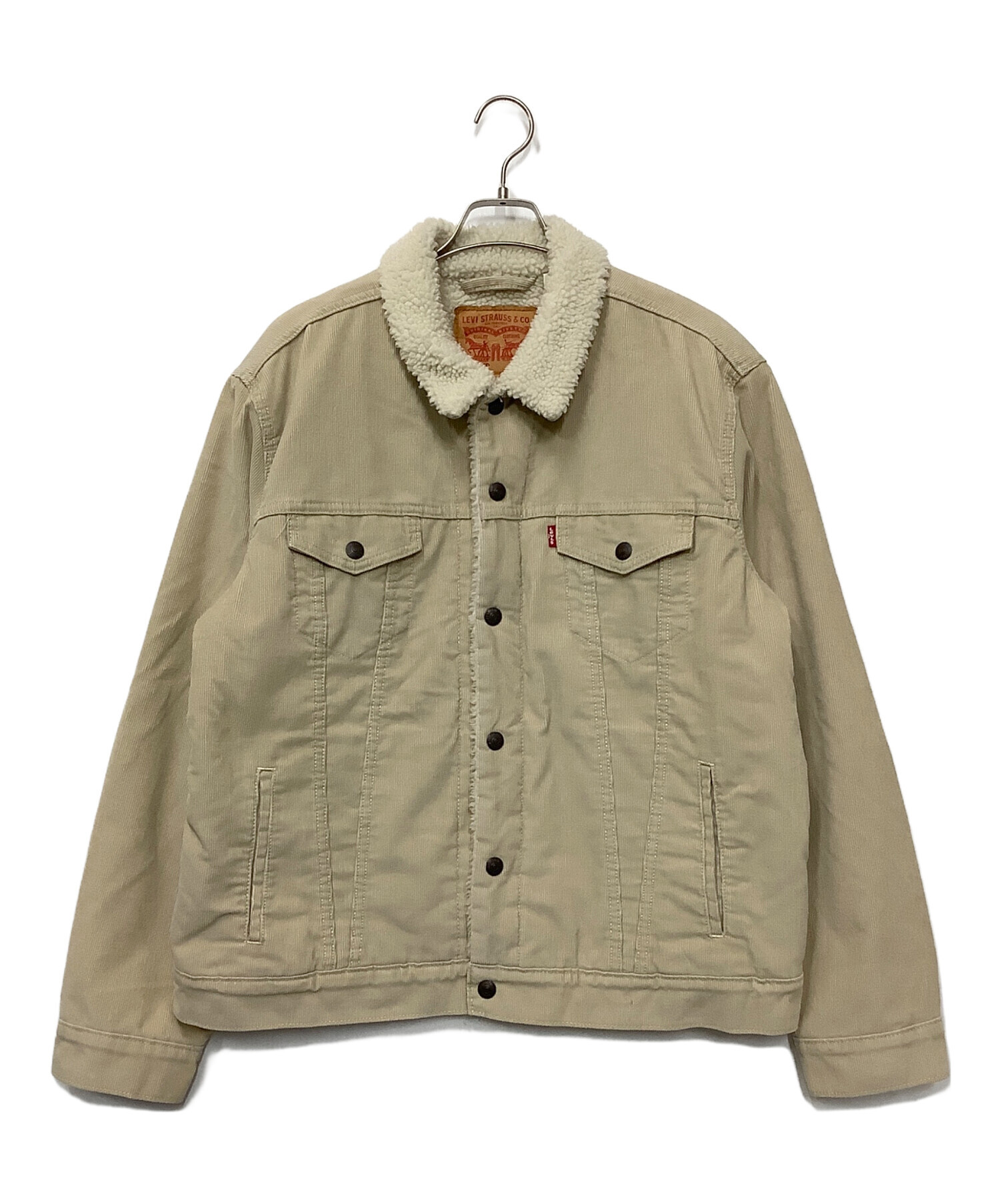 秋冬　Levi's リーバイス 古着メンズ　ジャケット　ベージュ　コーデュロイ 中古・古着通販】LEVI'S (リーバイス) 裏ボアコーデュロイジャケット