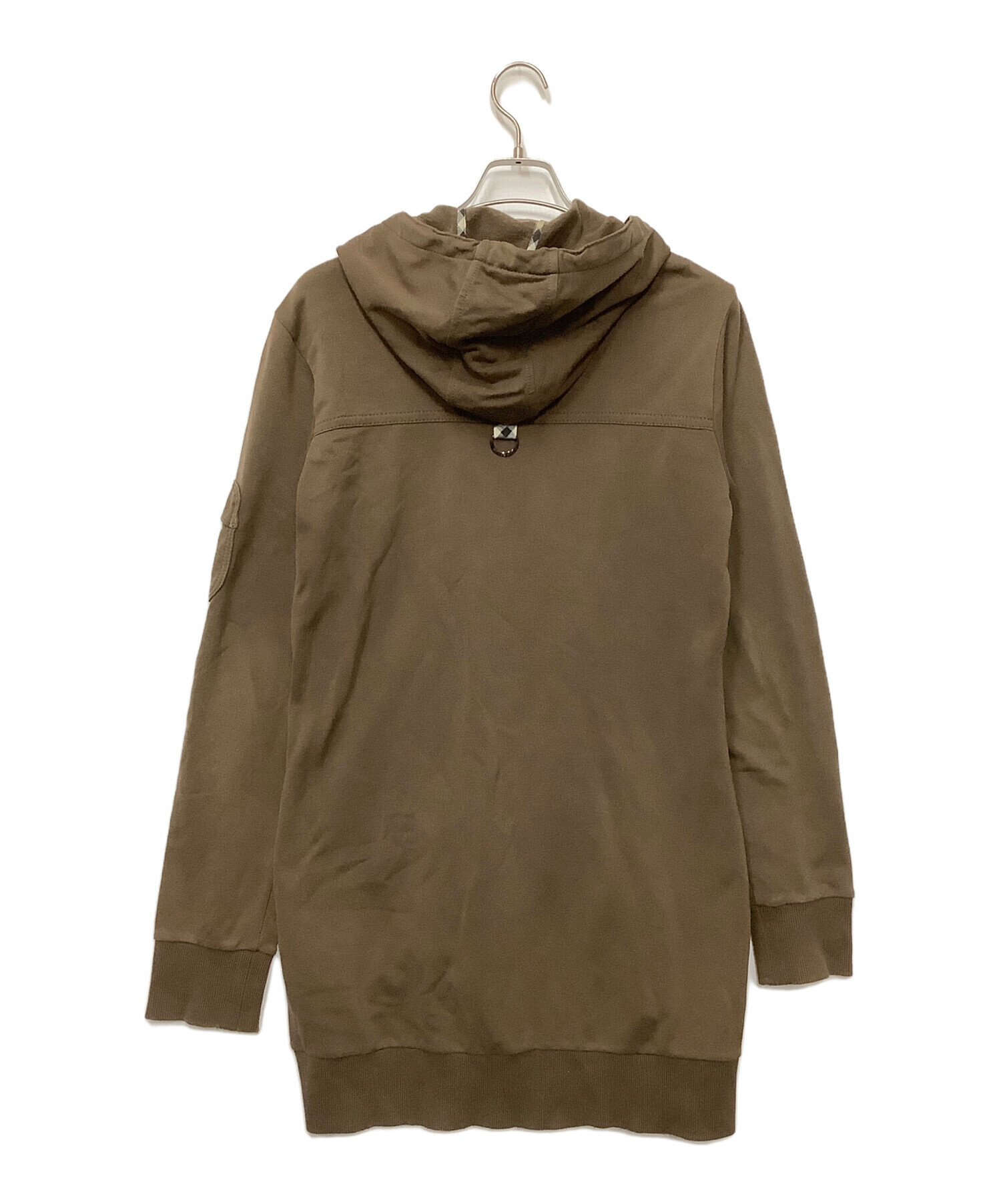 BURBERRY London ジップ パーカー ファー付き 中古・古着通販】BURBERRY LONDON (バーバリーロンドン) ジップ