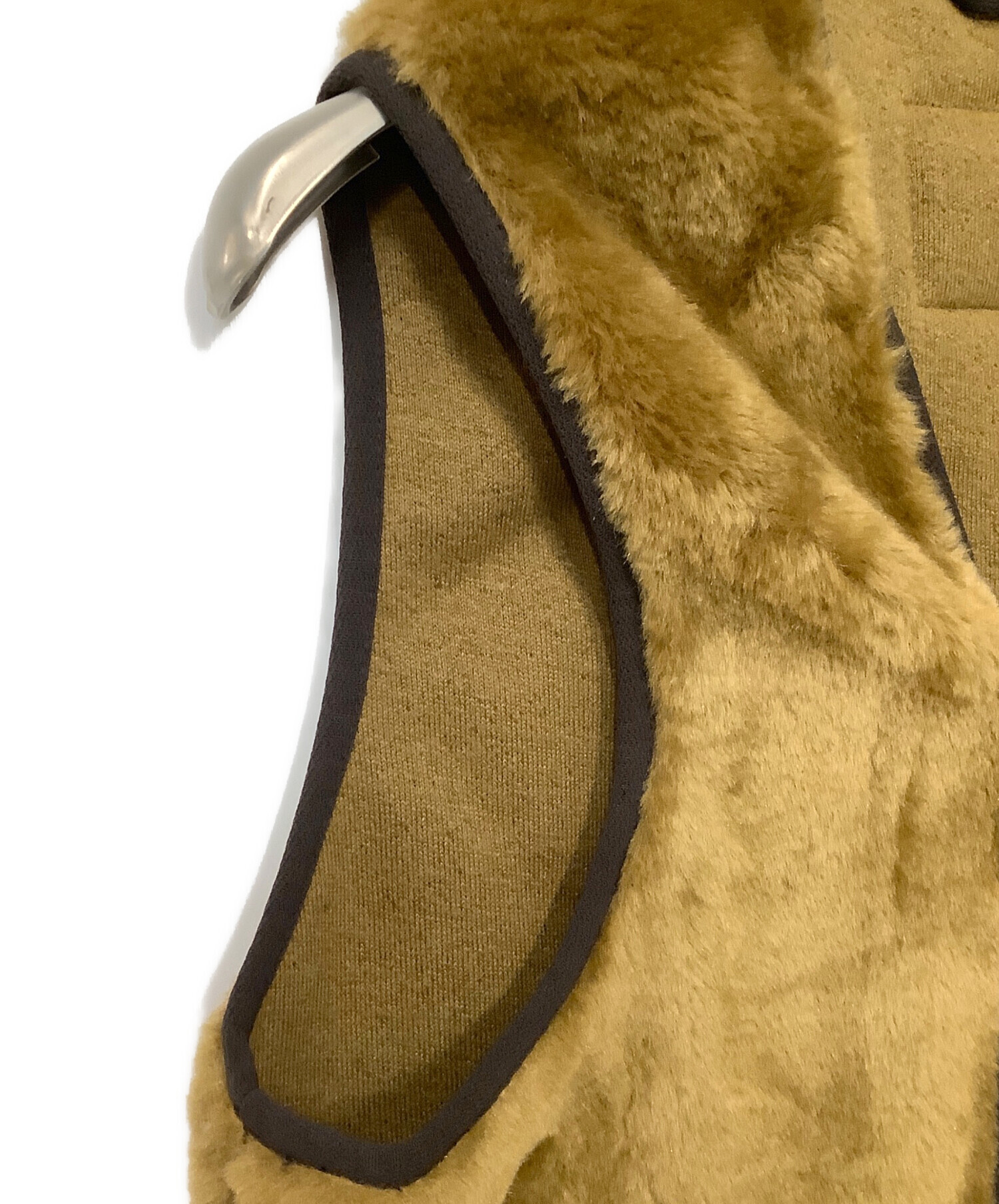 中古・古着通販】Barbour (バブアー) フリースベスト ベージュ サイズ