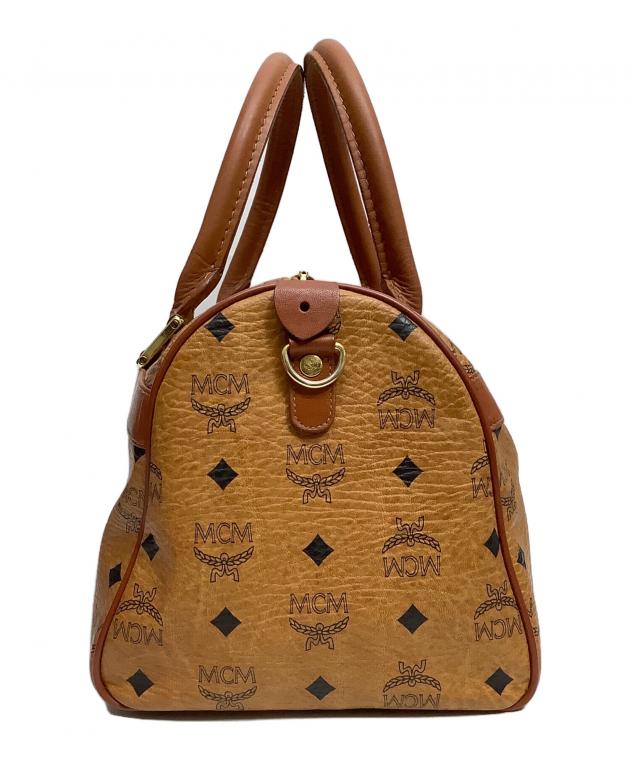 中古・古着通販】MCM (エムシーエム) ミニボストンバッグ キャメル