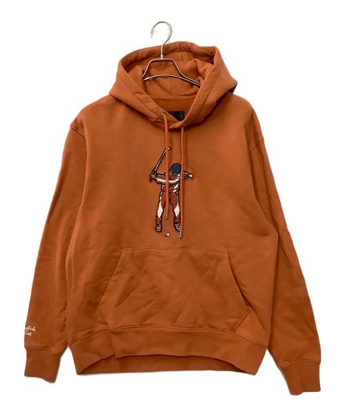 中古・古着通販】NIKE (ナイキ) プルオーバーパーカー ブラウン サイズ