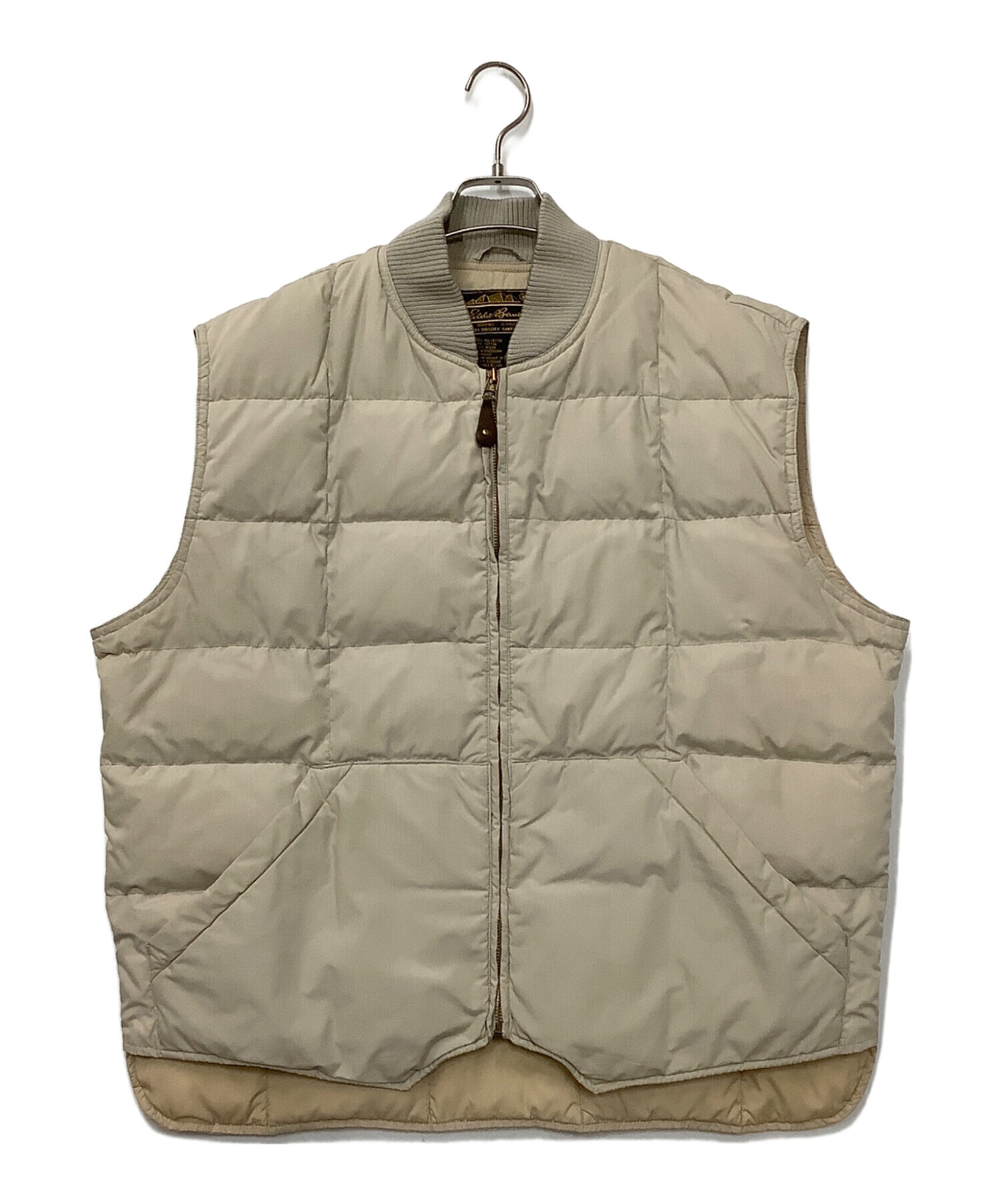 中古・古着通販】Eddie Bauer (エディーバウアー) 中綿ベスト ベージュ