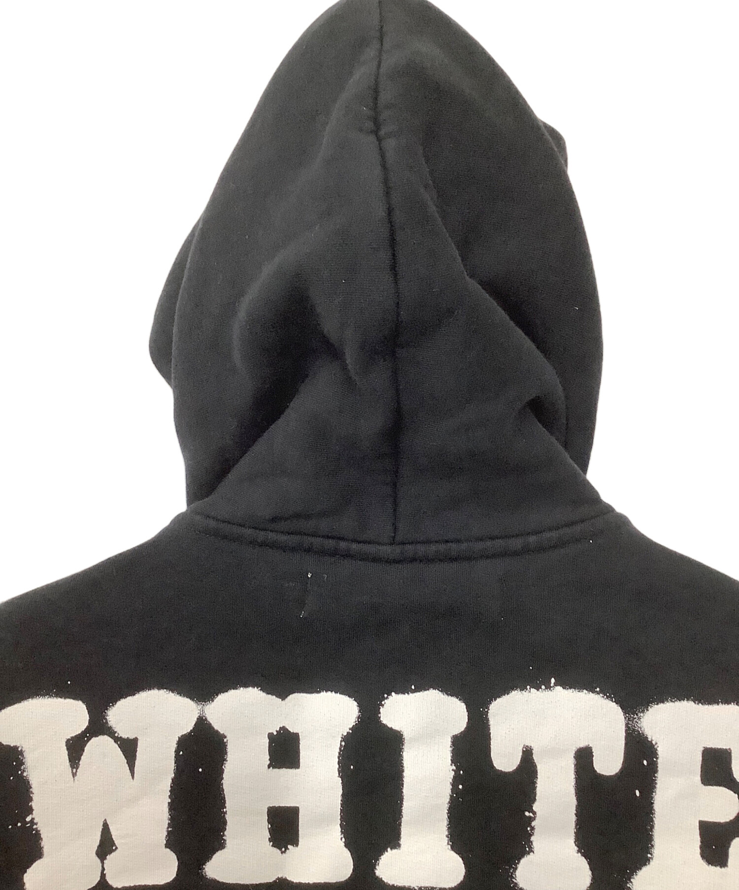 中古・古着通販】OFFWHITE (オフホワイト) ジップパーカー ブラック