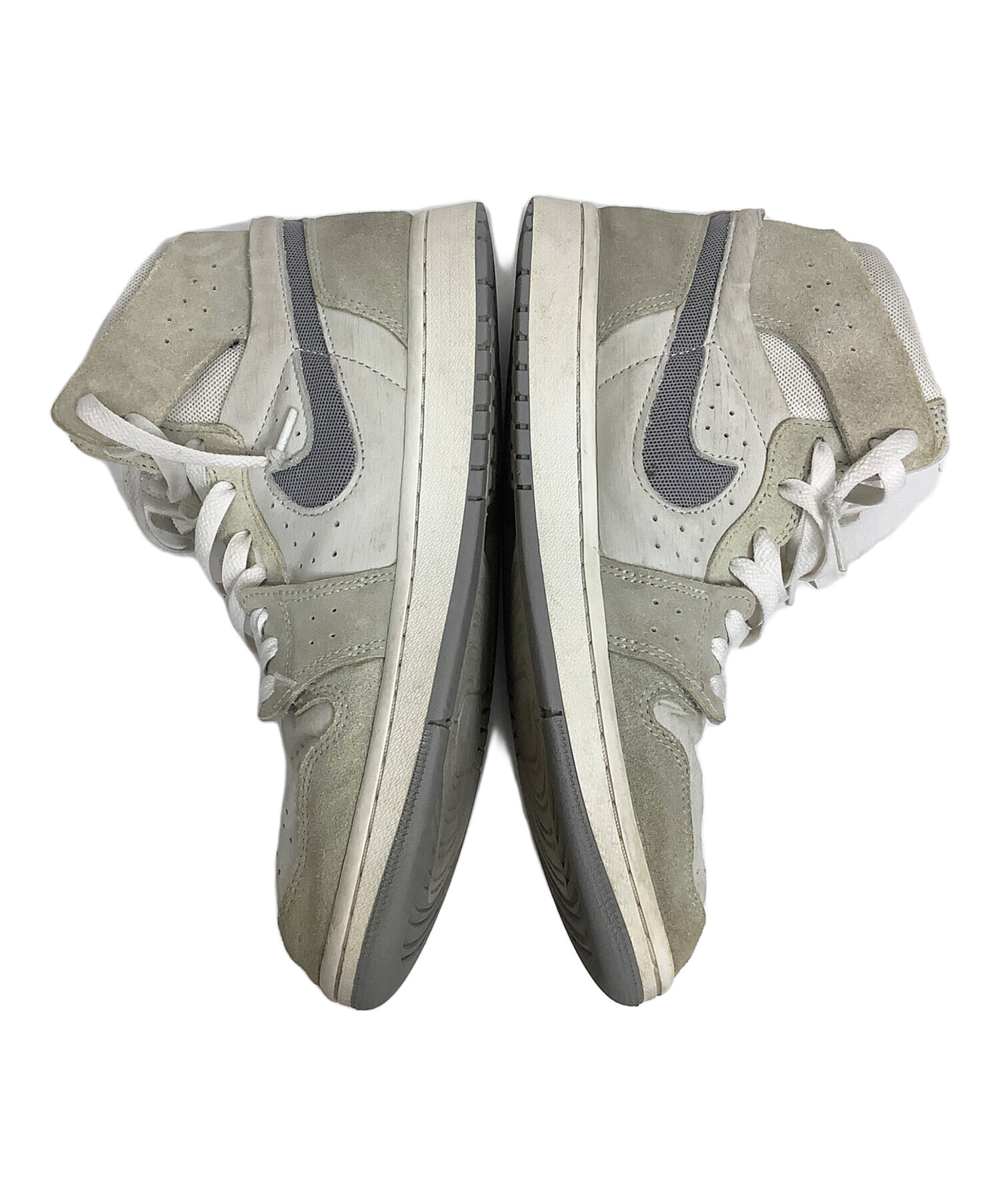 中古・古着通販】NIKE (ナイキ) ミドルカットスニーカー ホワイト