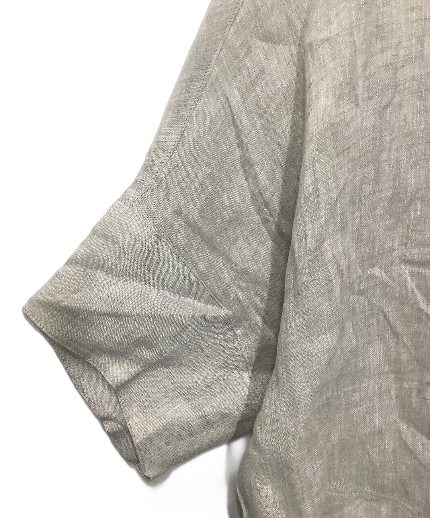 中古・古着通販】群言堂 (グンゲンドウ) 半袖シャツ グレー サイズ