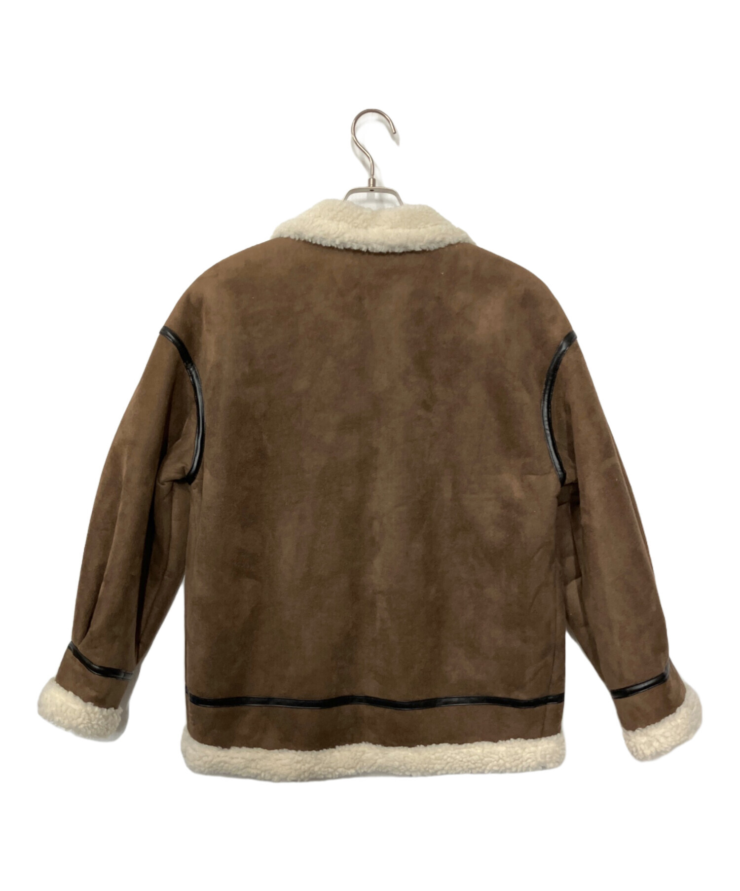 グリーン パークス Green Parks フェイクムートンブルゾン （ベージュ） -ファッション通販 FASHION WALKER メゾンスペシャル ヴィーガンムートン レディース  ダークグリーン 【中古】【新入荷】♪