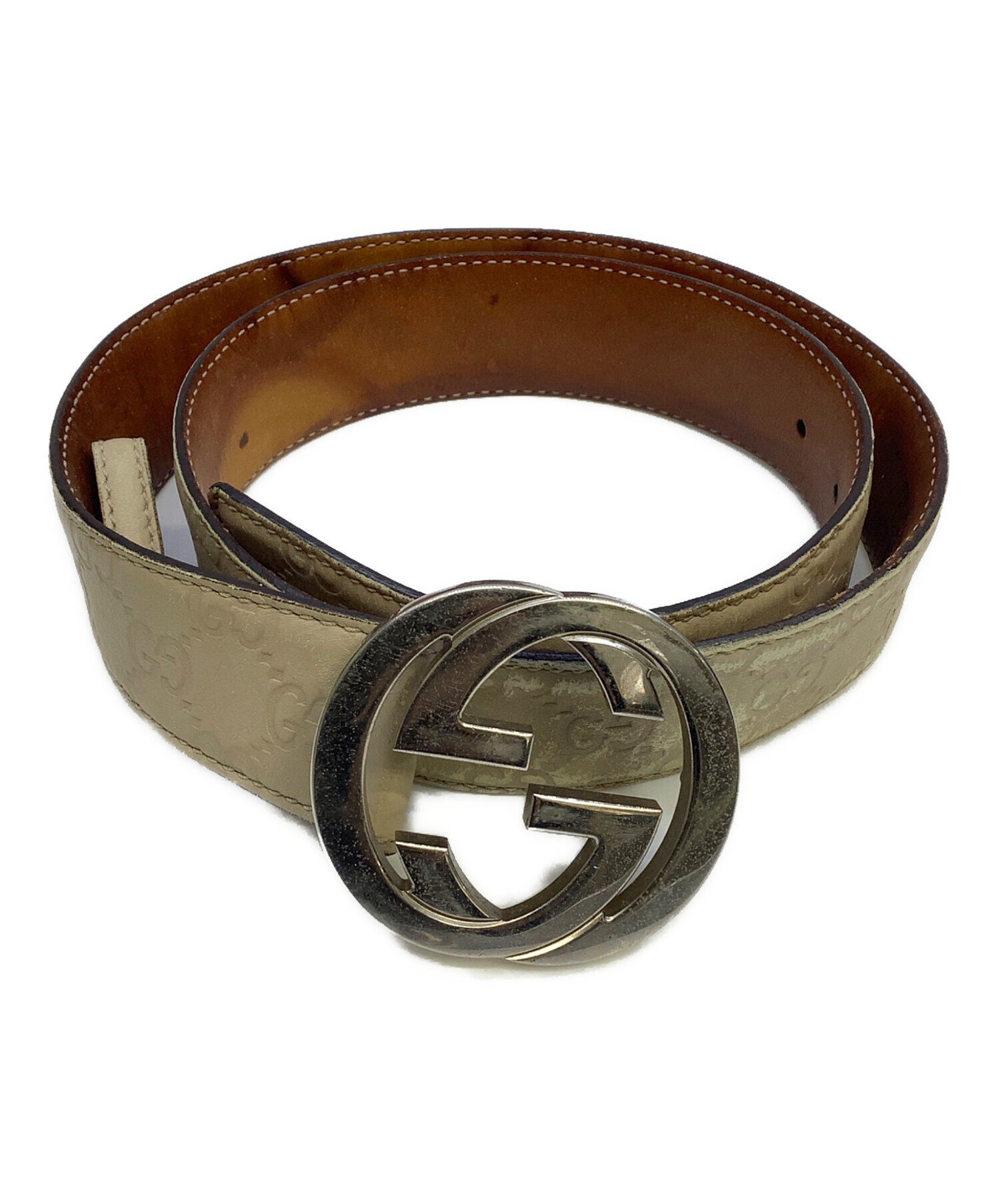 中古・古着通販】GUCCI (グッチ) インターロッキングG/GGエンボス