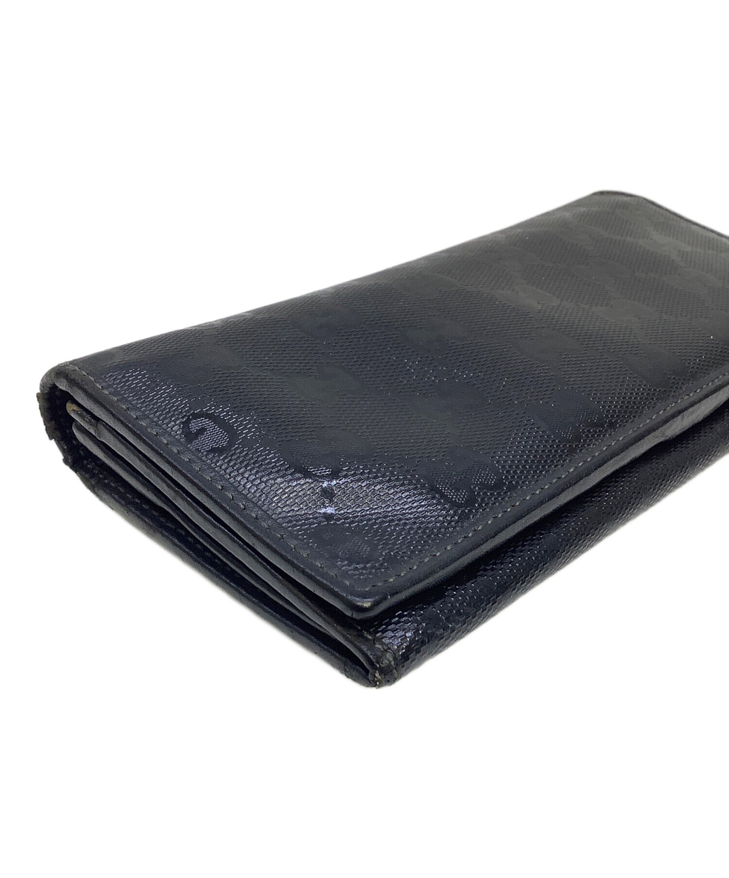 中古・古着通販】GUCCI (グッチ) GGインプリメ 二つ折り長財布