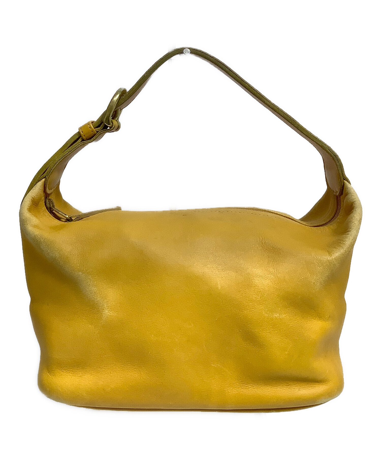 中古・古着通販】COACH (コーチ) ハンドバッグ イエロー｜ブランド