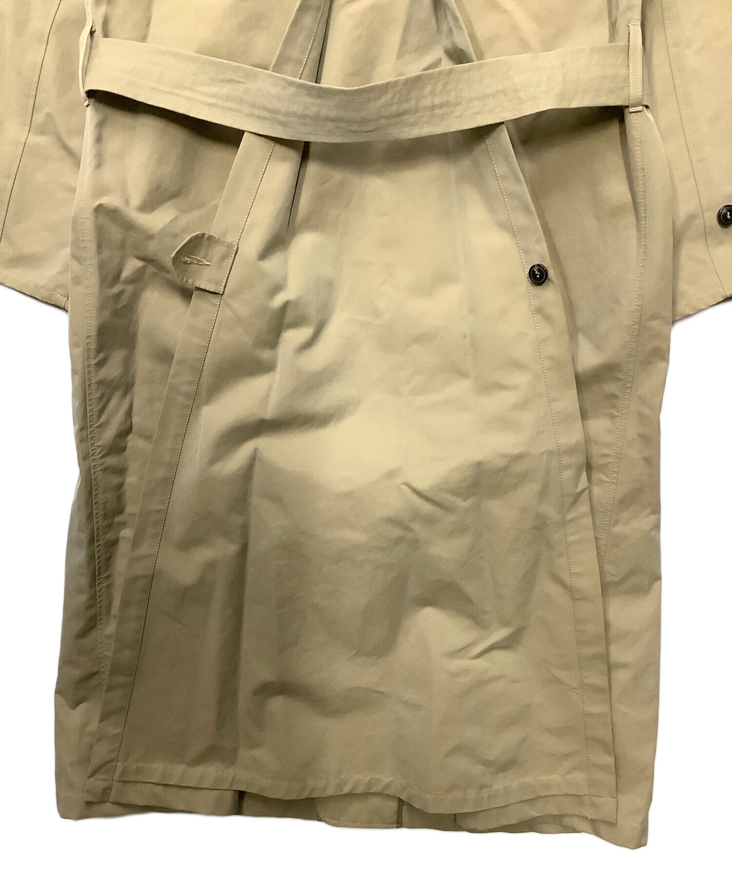 中古・古着通販】ARMEN (アーメン) ステンカラーコート ベージュ 