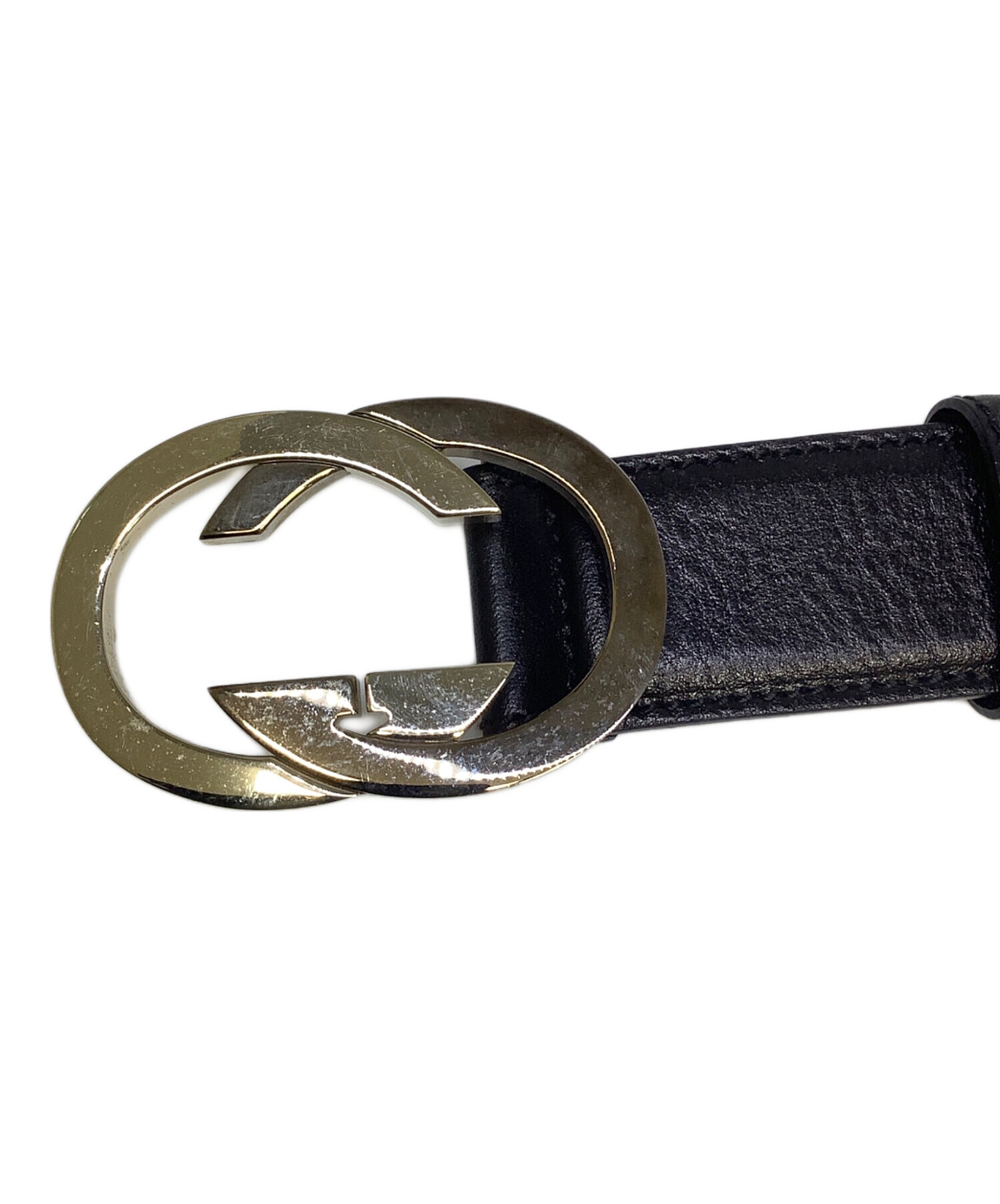 中古・古着通販】GUCCI (グッチ) インターロッキングGバックルベルト