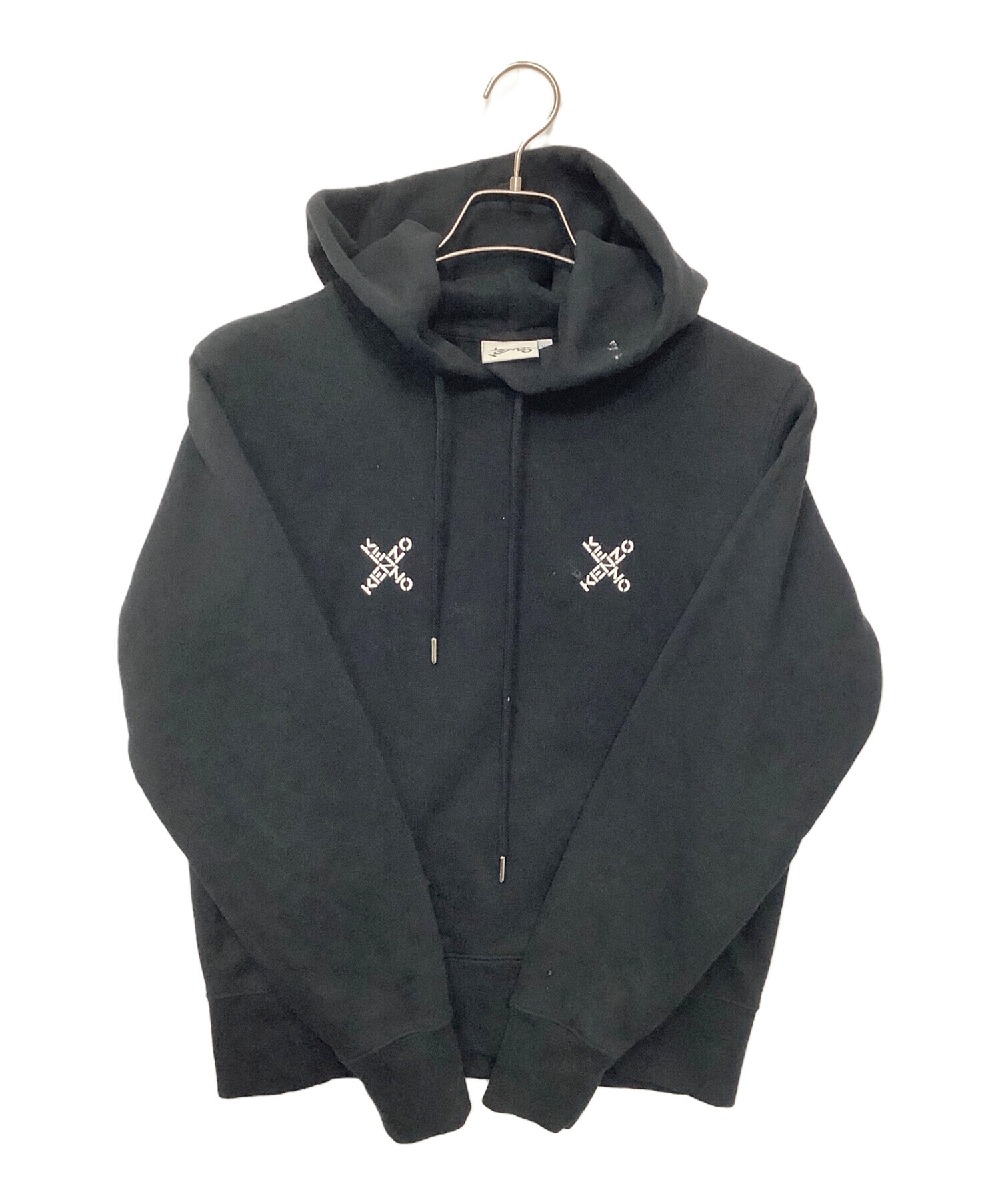 中古・古着通販】KENZO (ケンゾー) プルオーバーパーカー ブラック