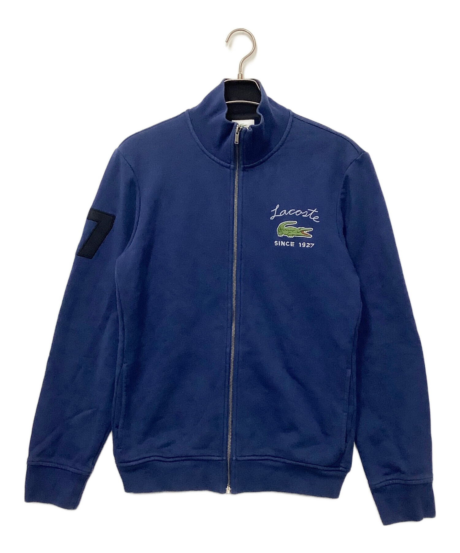 中古・古着通販】LACOSTE (ラコステ) ジップスウェット ブルー サイズ