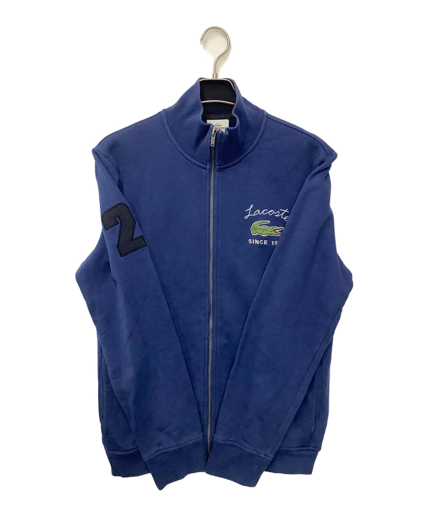 中古・古着通販】LACOSTE (ラコステ) ジップスウェット ブルー サイズ
