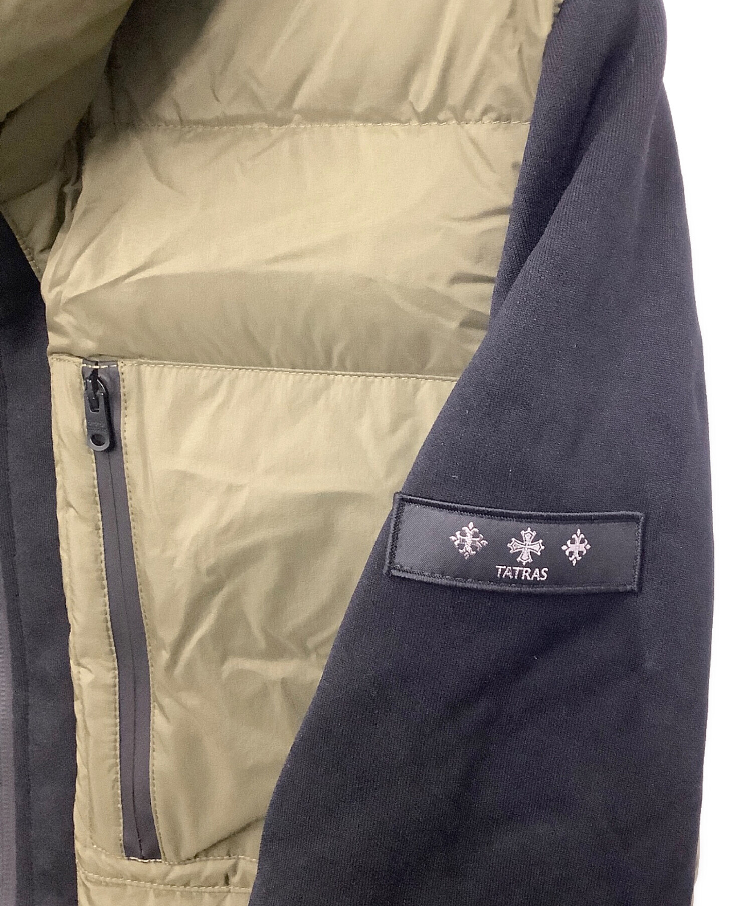中古・古着通販】TATRAS (タトラス) ダウンジャケット カーキ サイズ