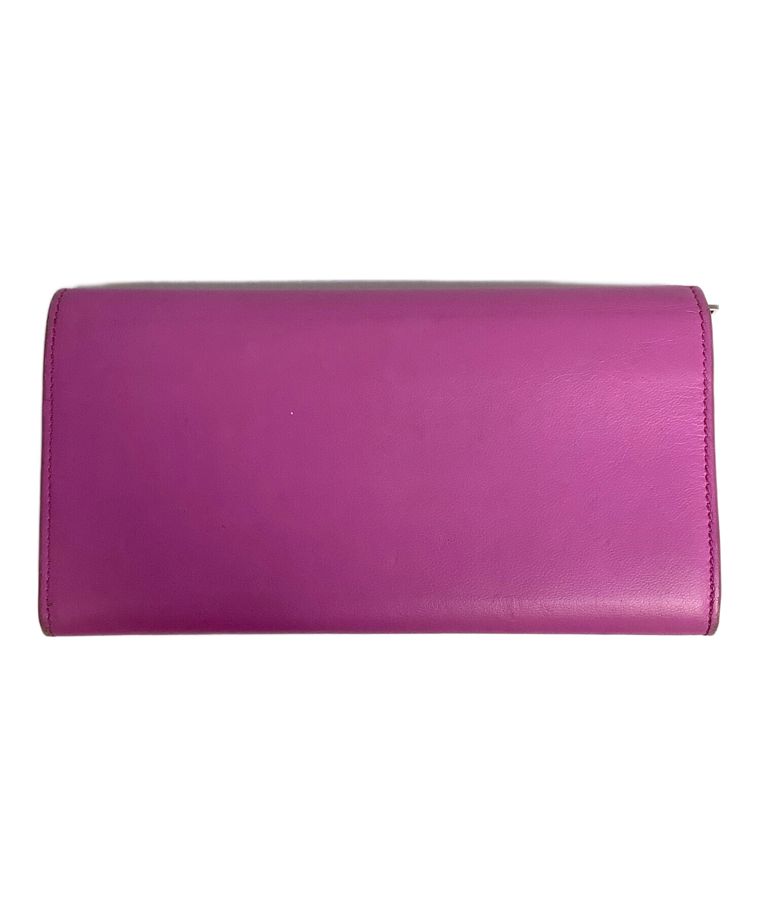 バレンシアガ　長財布　ピンク 中古・古着通販】BALENCIAGA (バレンシアガ) 長財布 ピンク｜ブランド