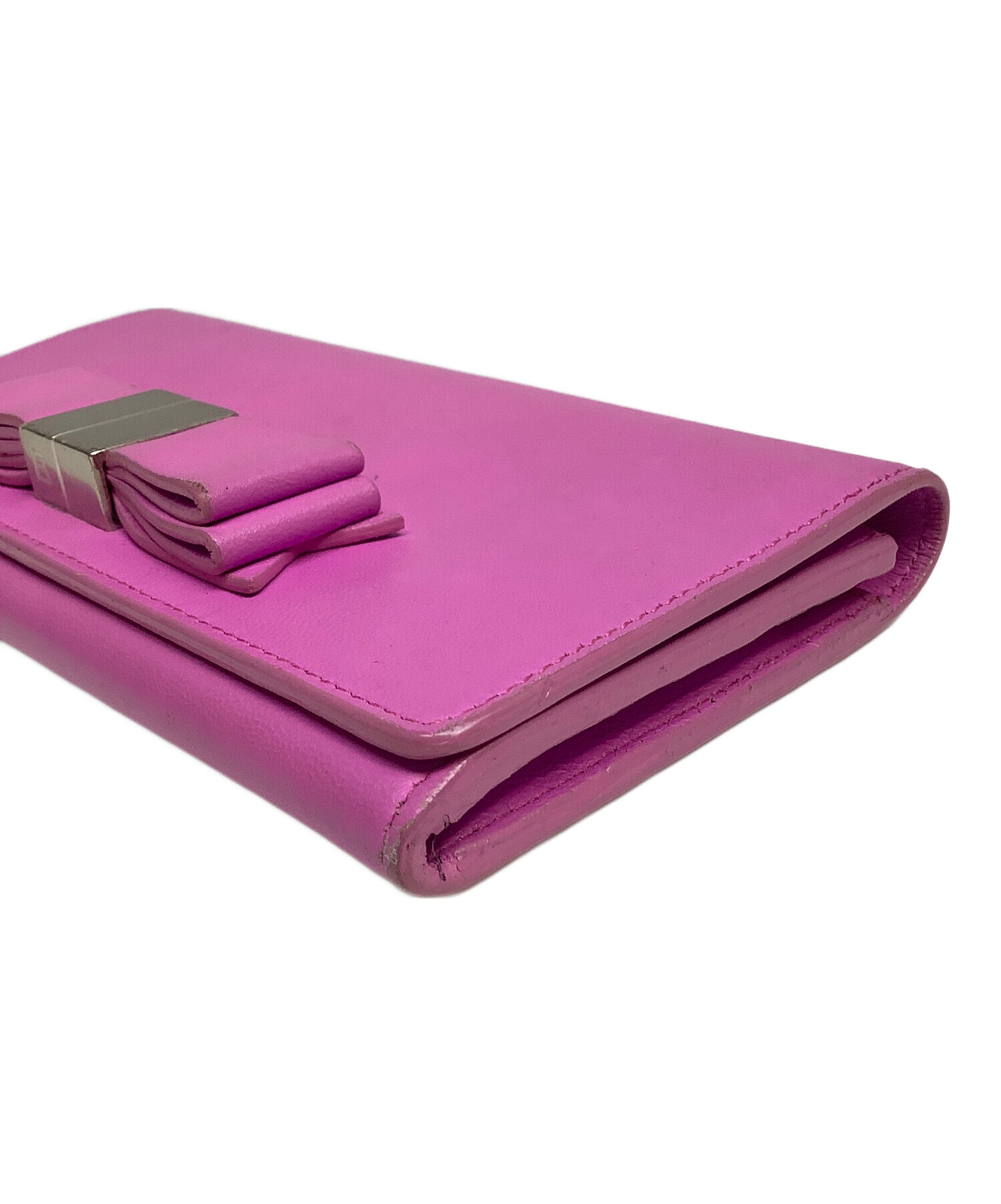 中古・古着通販】BALENCIAGA (バレンシアガ) 長財布 ピンク｜ブランド