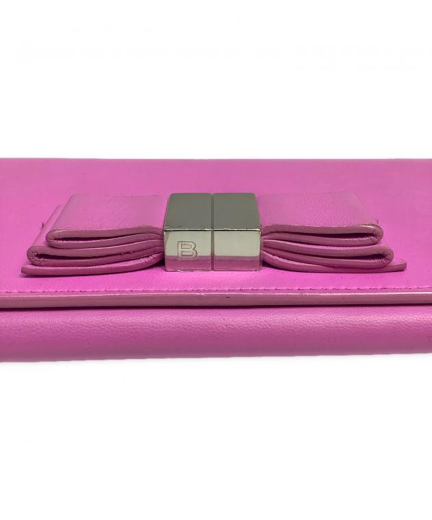 V*様 BALENCIAGA ピンク レザー 長財布　美品 中古・古着通販】BALENCIAGA (バレンシアガ) 長財布 ピンク｜ブランド