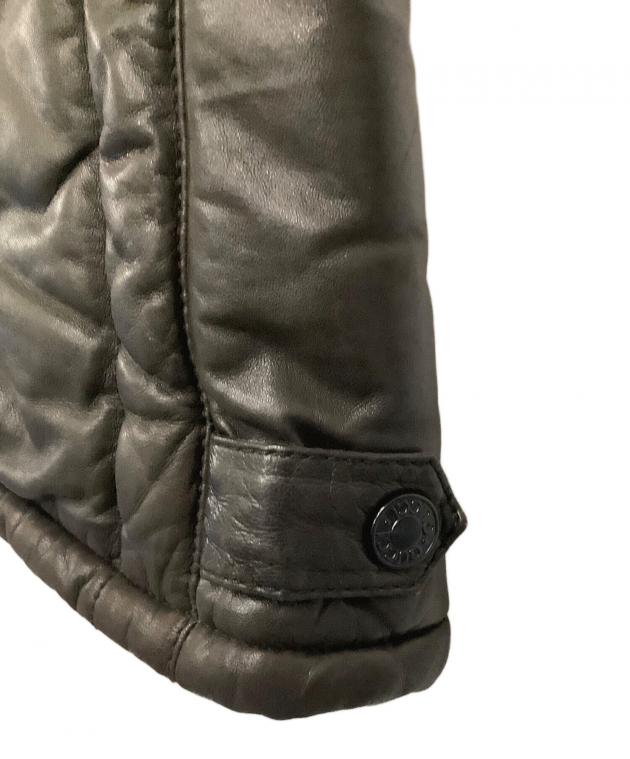 中古・古着通販】GUCCI (グッチ) レザーベスト ブラウン サイズ:46