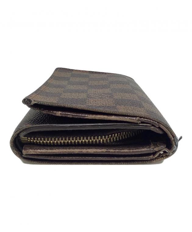 中古・古着通販】LOUIS VUITTON (ルイ ヴィトン) 2つ折り財布 ブラウン