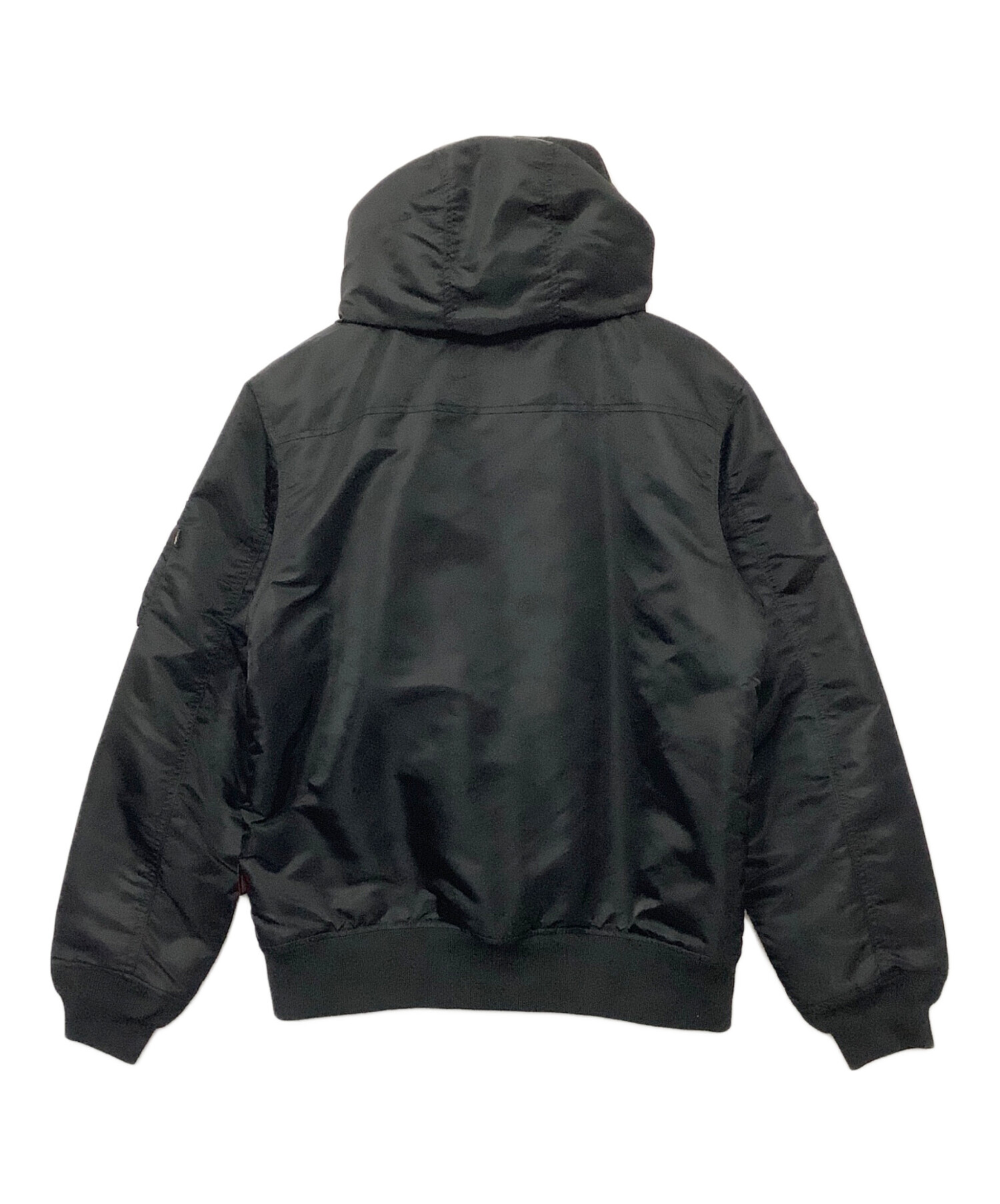 中古・古着通販】ALPHA (アルファ) MA-1ジャケット ブラック サイズ:XL