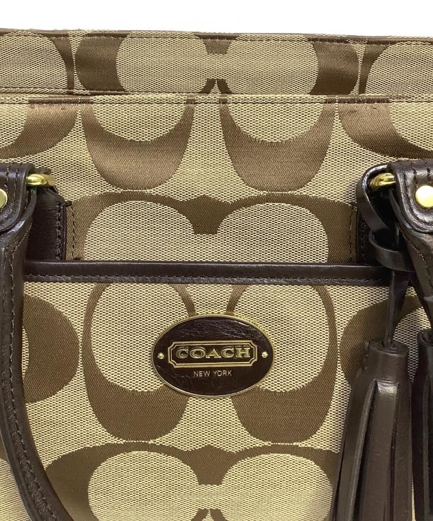 中古・古着通販】COACH (コーチ) トートバッグ ブラウン｜ブランド