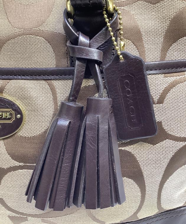 中古・古着通販】COACH (コーチ) トートバッグ ブラウン｜ブランド