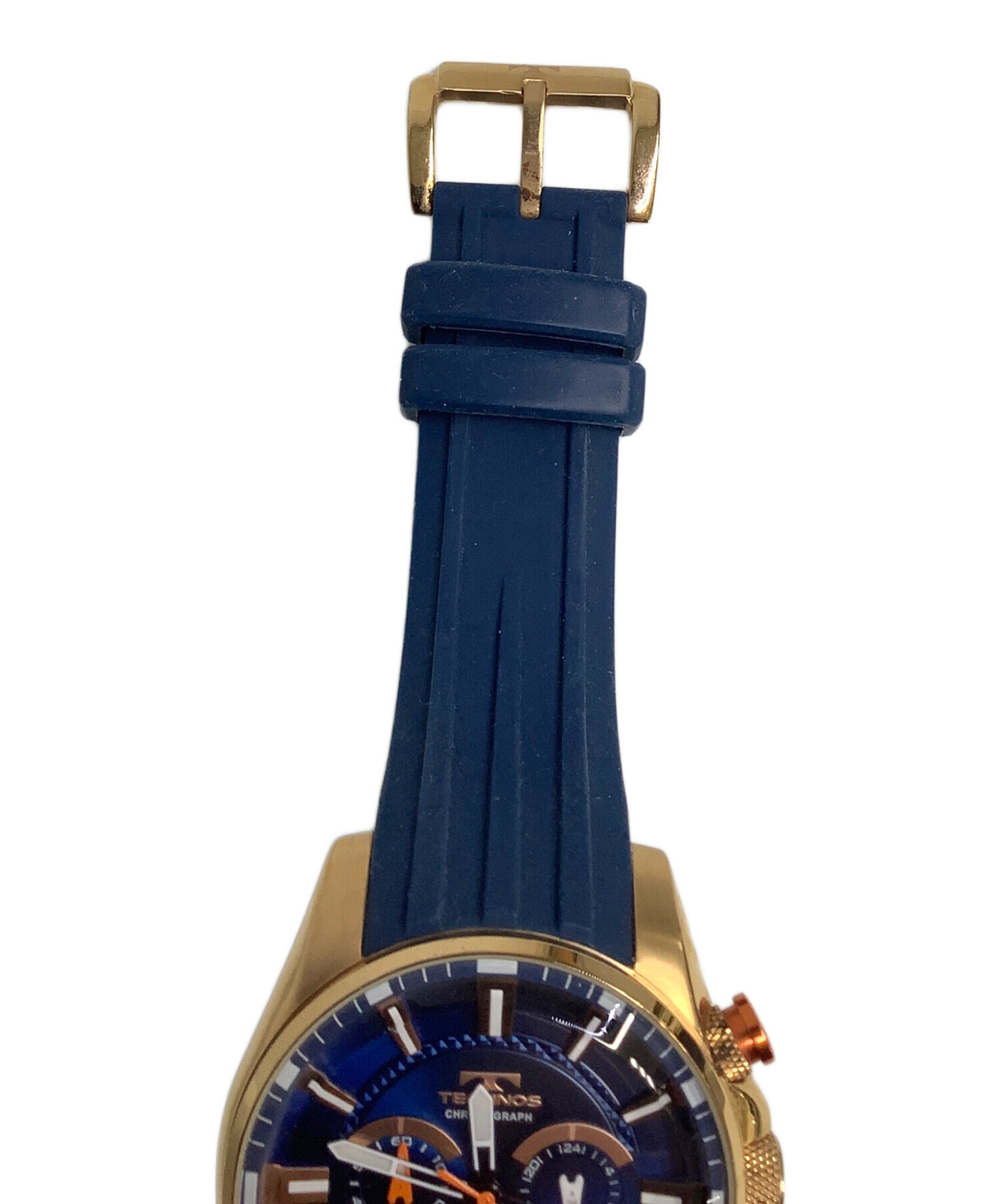 中古・古着通販】TECHNOS (テクノス) クロノグラフ ブルー｜ブランド