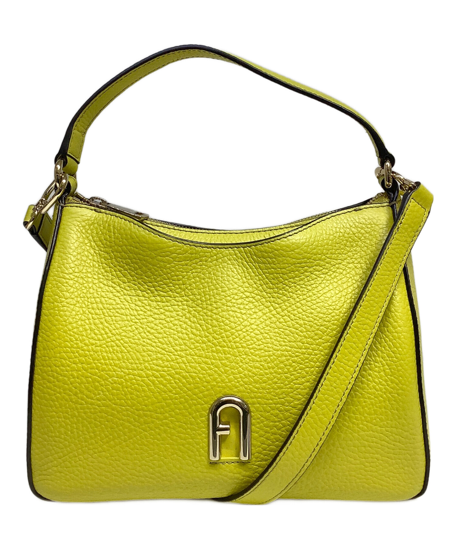 FURLA フルラ ハンドバッグ レディース 【古着】【中古】 中古・古着通販】FURLA (フルラ) ハンドバッグ イエロー｜ブランド