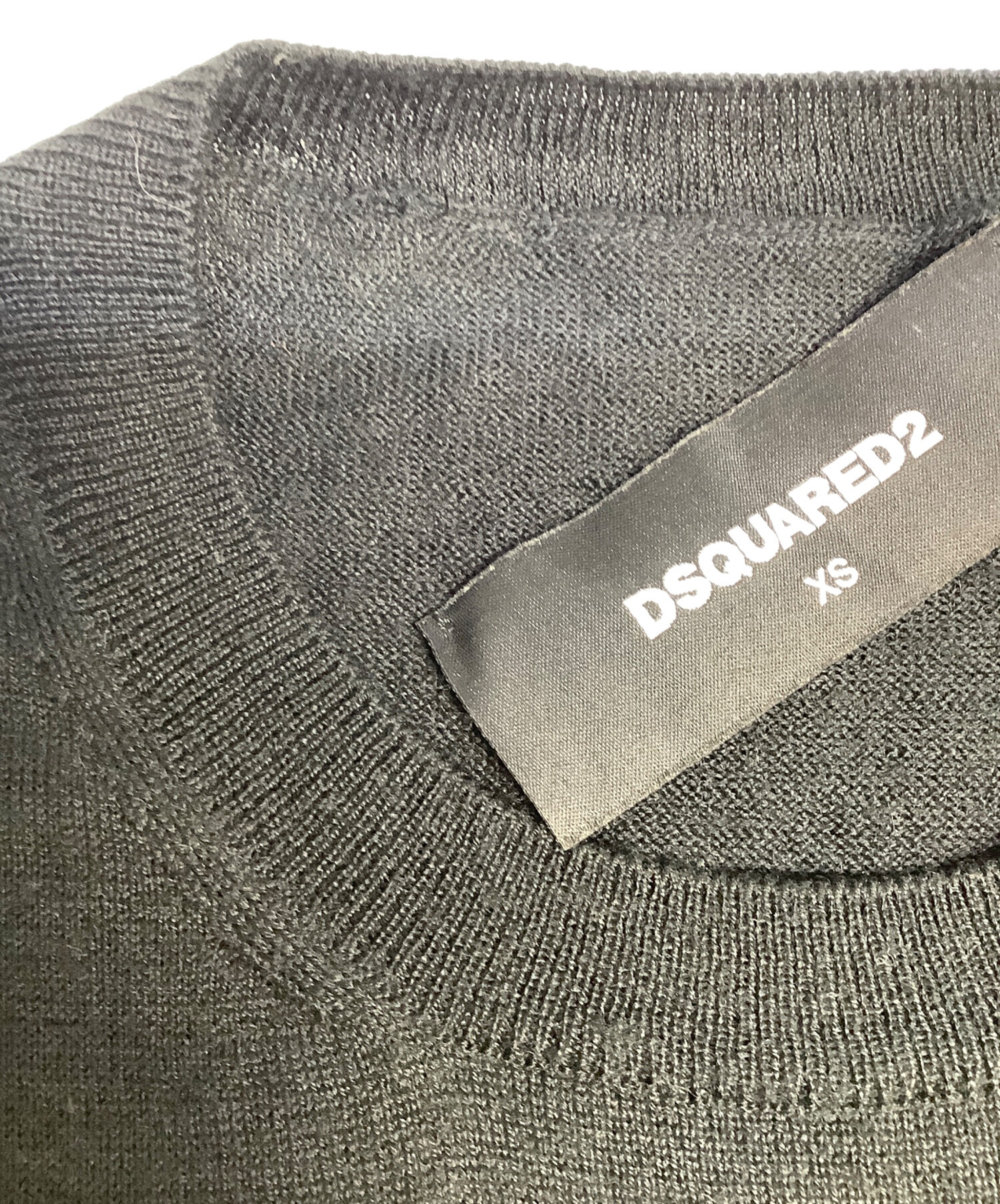 DSQUARED2 グレー ニット　 XS 未使用品 中古・古着通販】DSQUARED2 (ディースクエアード) ニット グレー