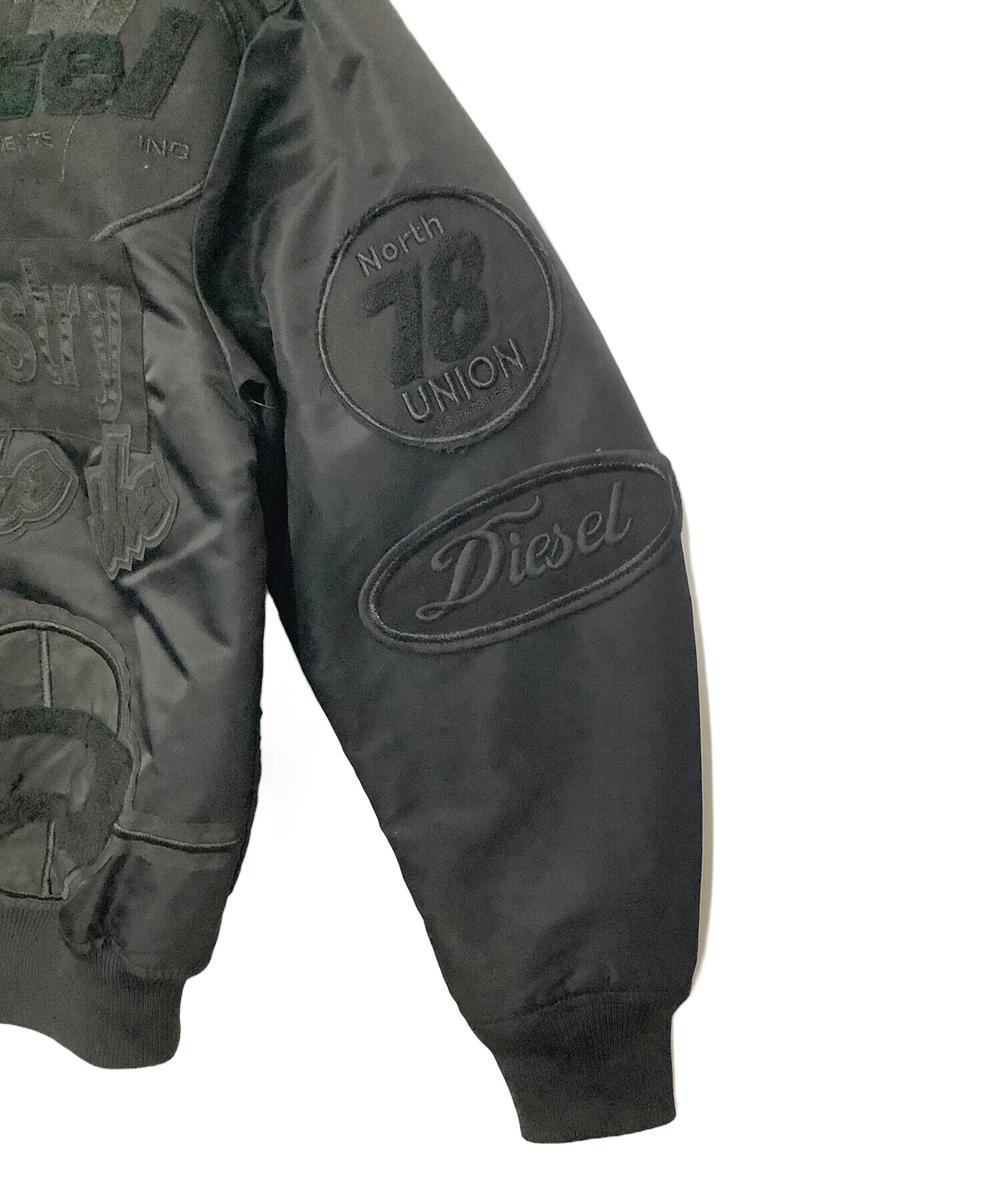 中古・古着通販】DIESEL (ディーゼル) ボンバージャケット ブラック