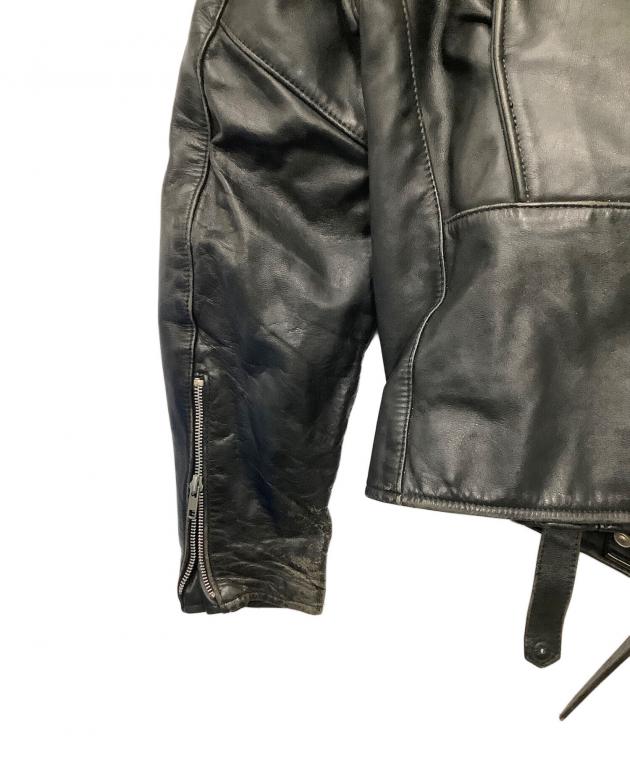 中古・古着通販】reed (リード) ライダースジャケット ブラック サイズ