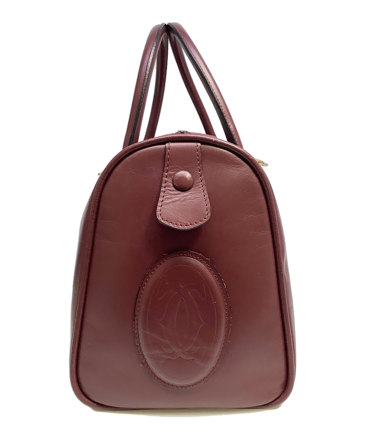中古・古着通販】Cartier (カルティエ) ハンドバッグ レッド｜ブランド