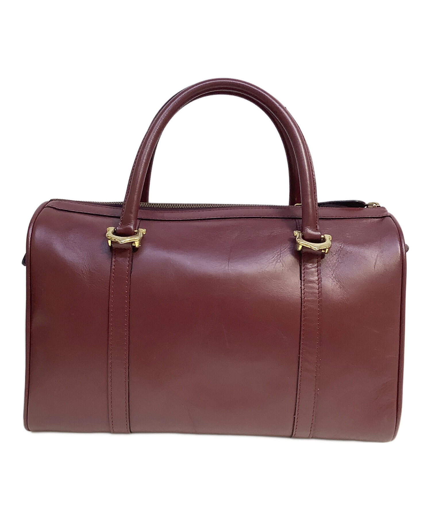 18日まで引越し特売セールレア　美品 Cartier ハンドバッグ 中古・古着通販】Cartier (カルティエ) ハンドバッグ レッド｜ブランド