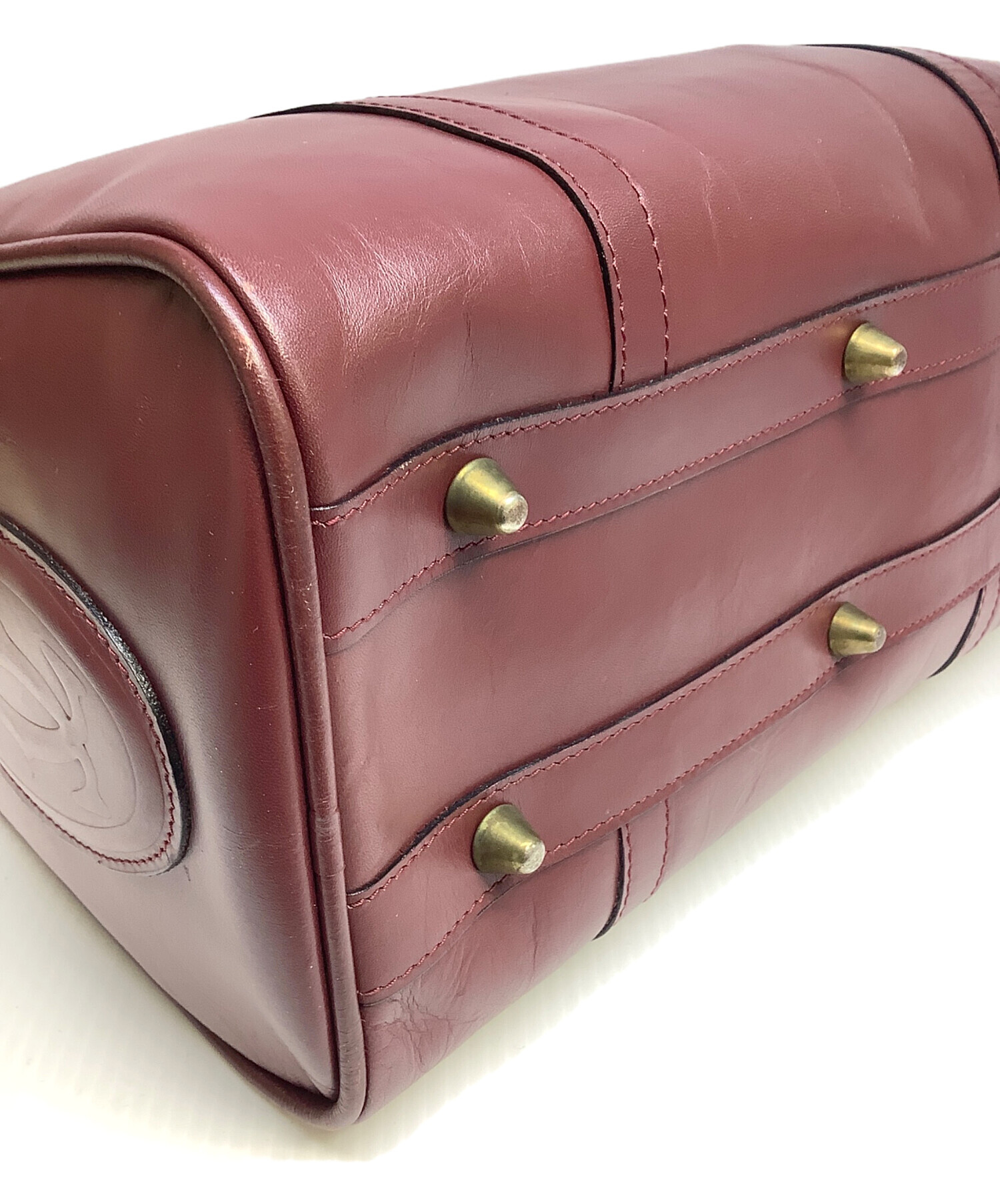 Cartier カルティエ ボストンバッグ レッド レディース ブランド Cartier（カルティエ） マストライン ボストンバッグ ハンドバッグ