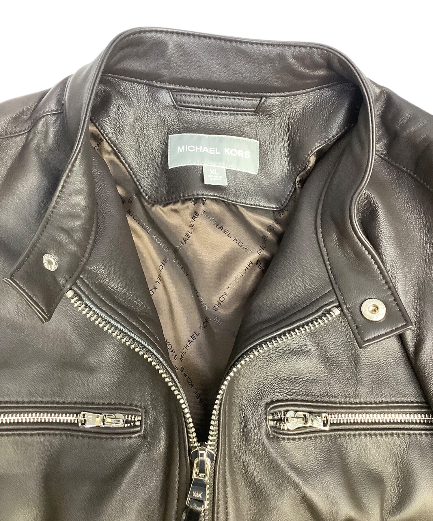 中古・古着通販】MICHAEL KORS (マイケル・コース) レザージャケット