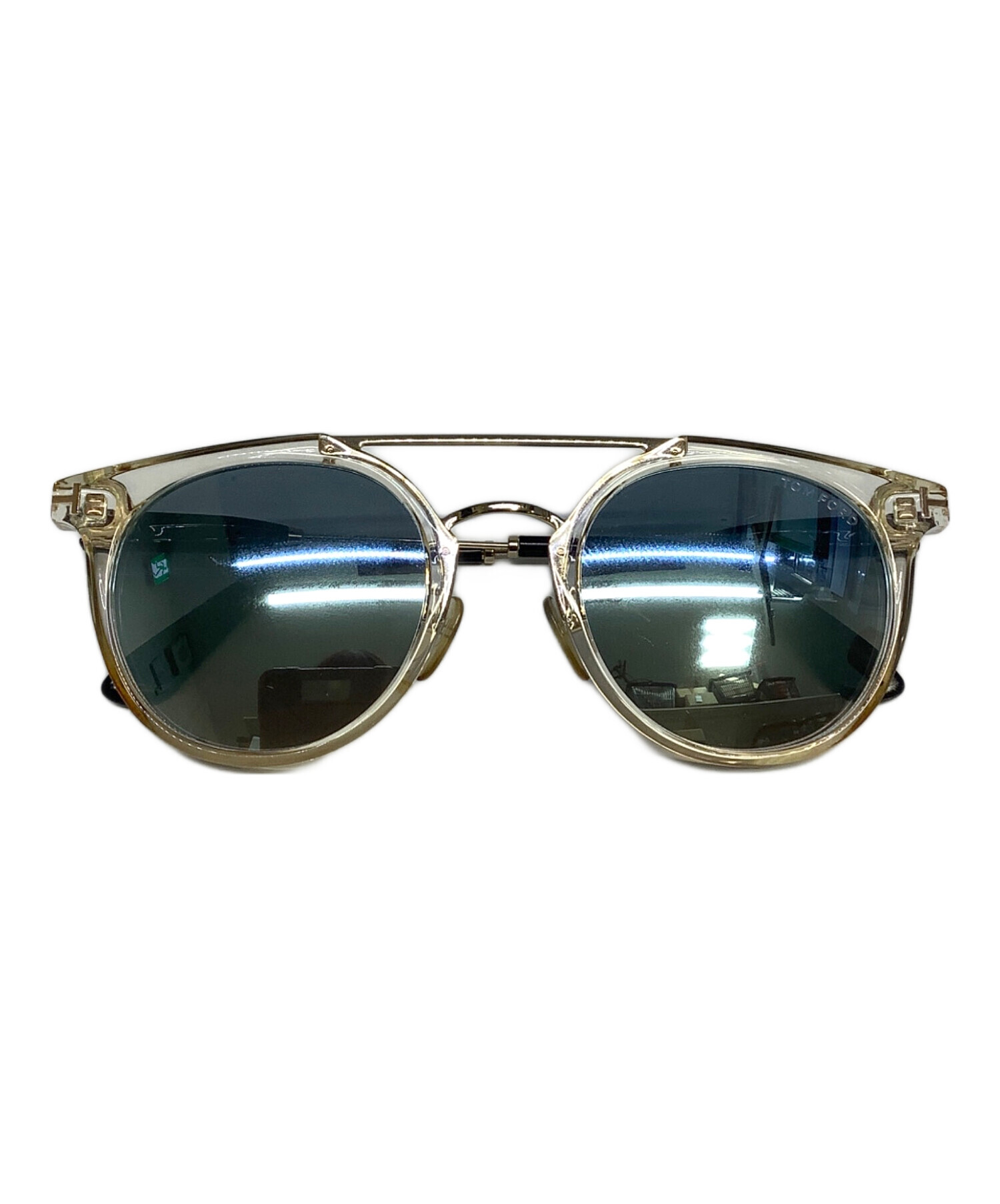 中古・古着通販】TOM FORD (トムフォード) サングラス ゴールド×ブルー