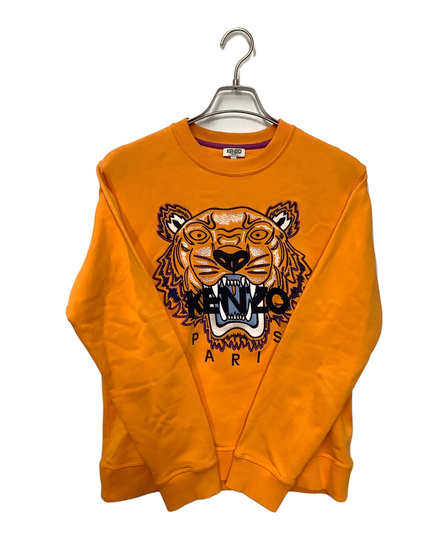 中古・古着通販】KENZO (ケンゾー) スウェット オレンジ サイズ:S