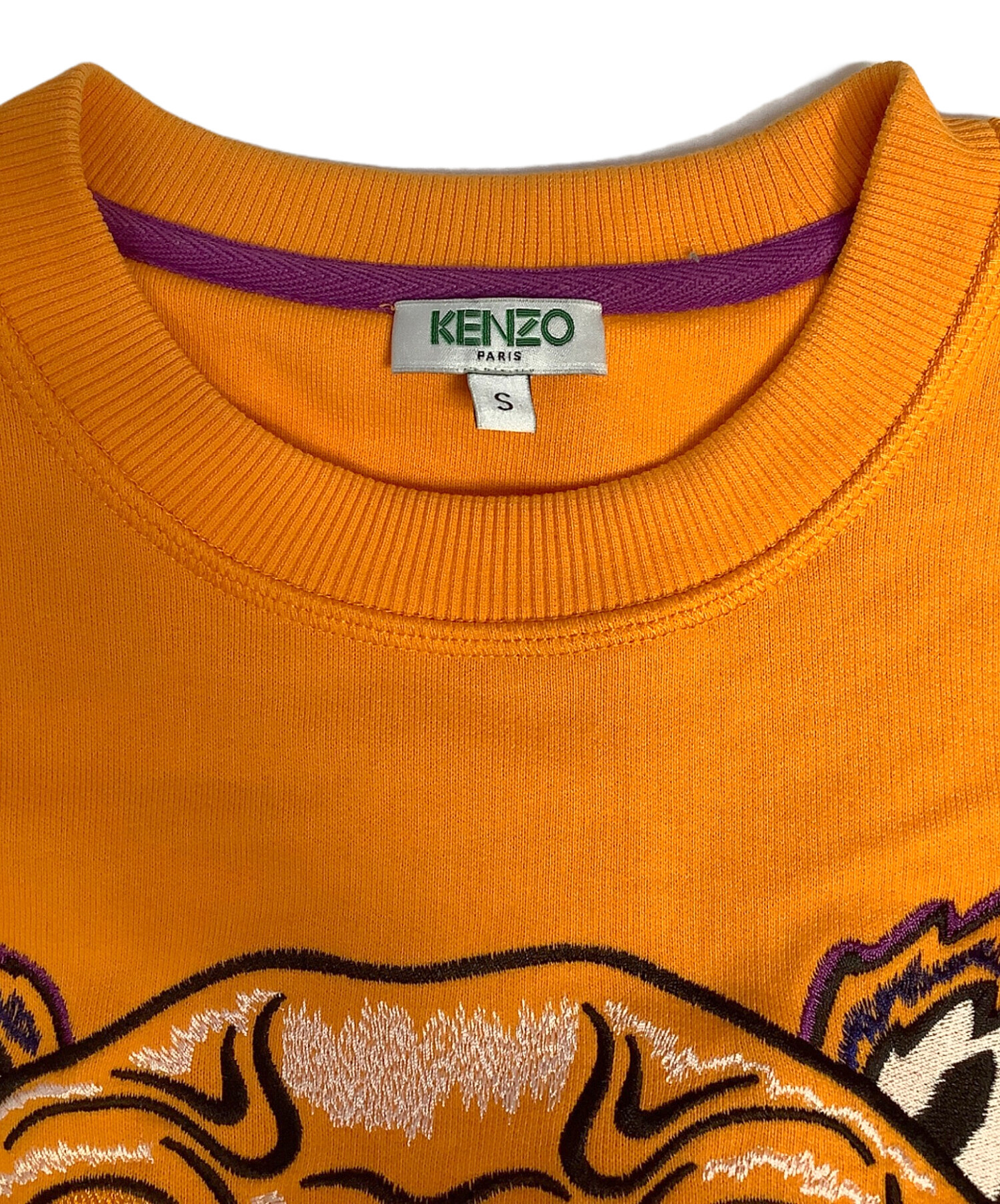 中古・古着通販】KENZO (ケンゾー) スウェット オレンジ サイズ:S