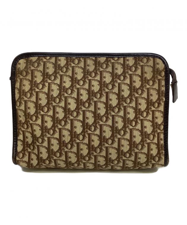 Christian Dior クラッチバッグ ブラウン 中古・古着通販】Christian Dior (クリスチャン ディオール) クラッチ