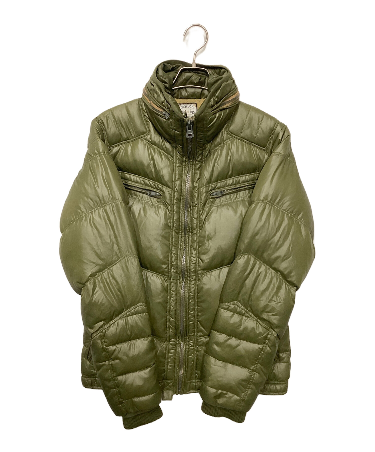 中古・古着通販】DIESEL (ディーゼル) ダウンジャケット カーキ サイズ
