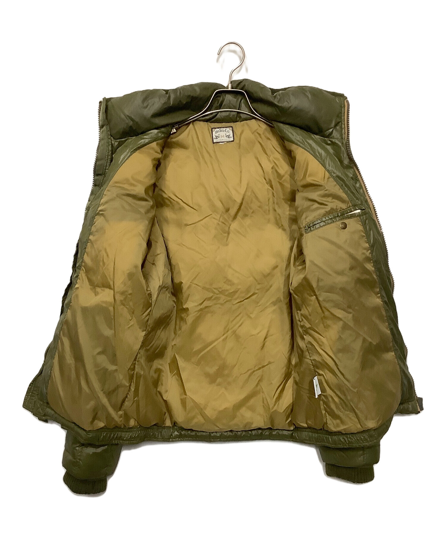 中古・古着通販】DIESEL (ディーゼル) ダウンジャケット カーキ サイズ