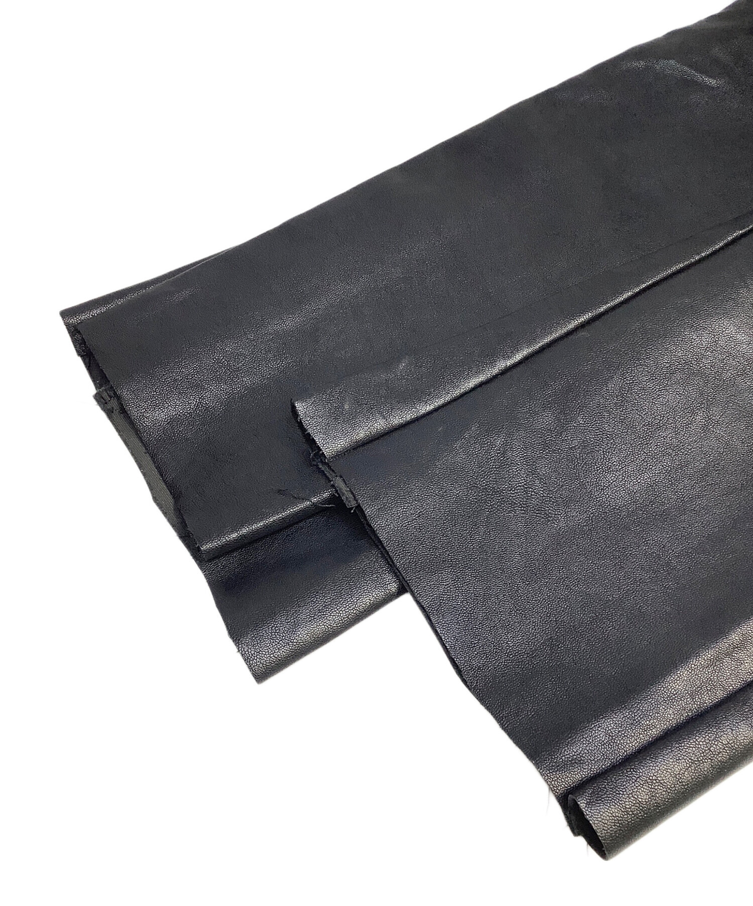 中古・古着通販】MNML (ミニマル) フェイクレザーパンツ ブラック