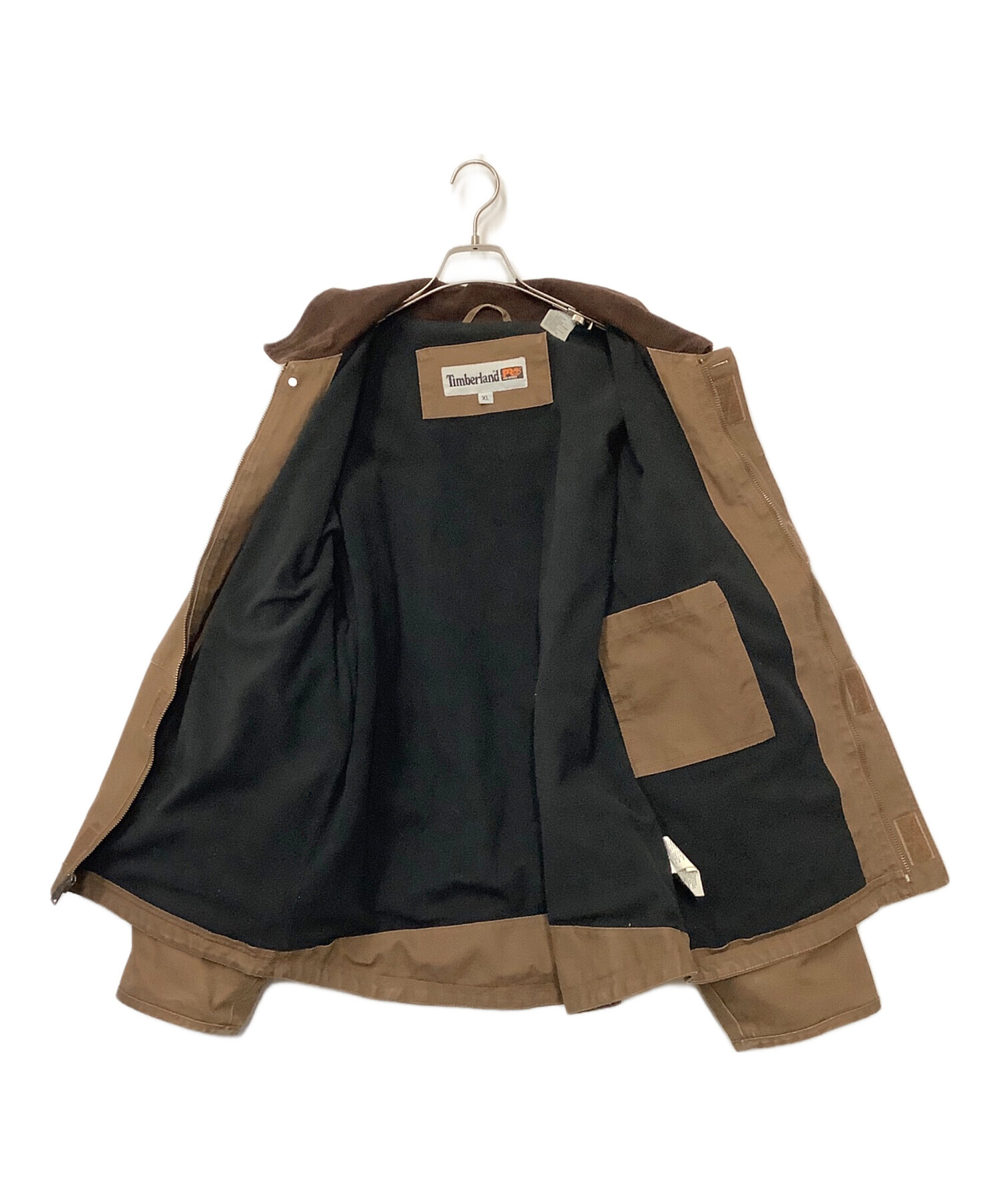 90s ティンバーランド ダックジャケット 裏地ボア ブラウン フェード M 中古・古着通販】Timberland (ティンバーランド) ダックジャケット