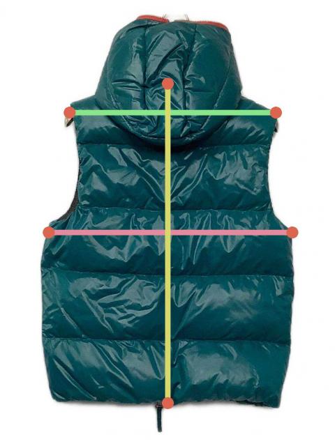 中古・古着通販】DUVETICA (デュベティカ) ダウンベスト ブルー サイズ