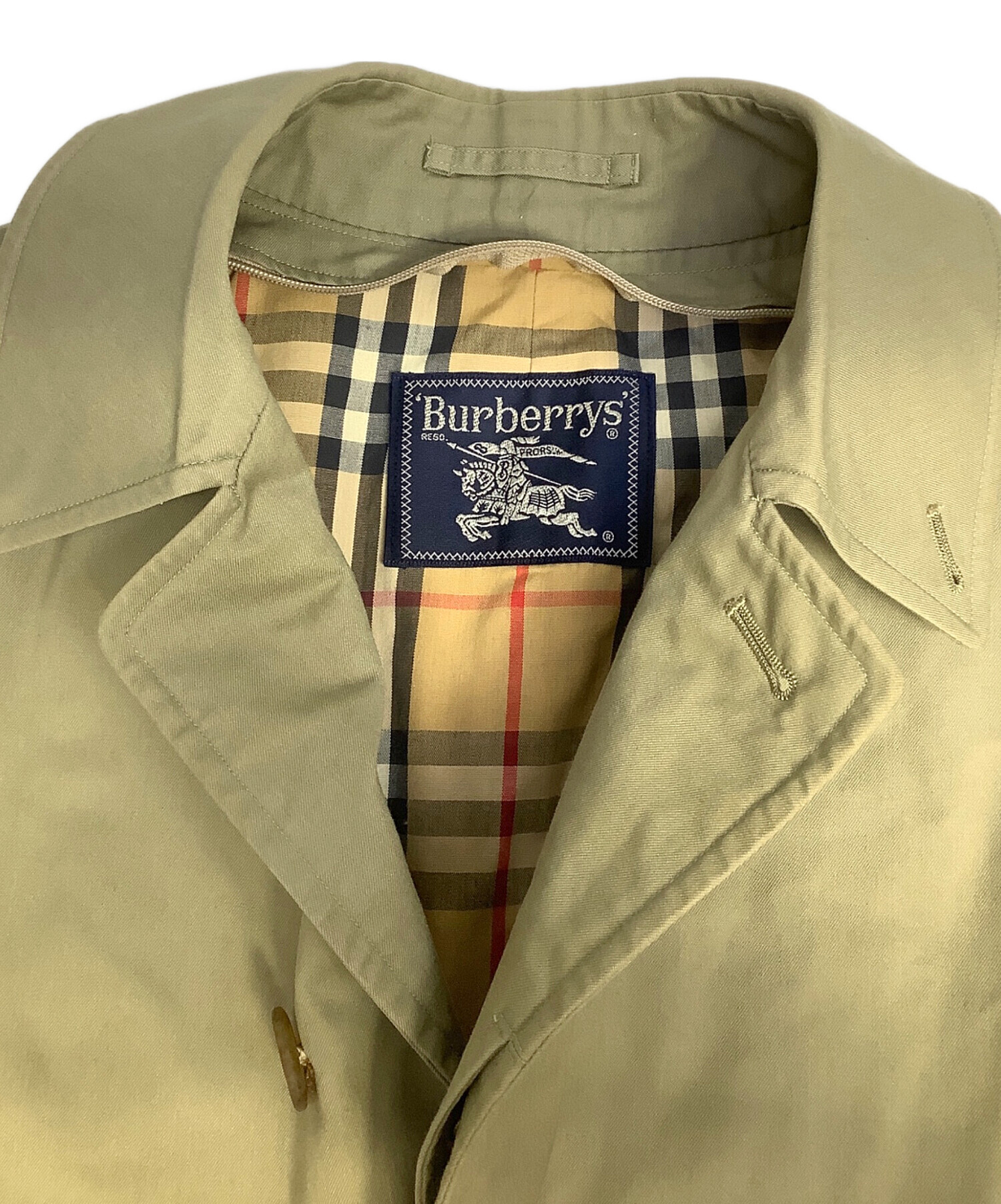中古・古着通販】BURBERRY (バーバリー) トレンチコート カーキ サイズ