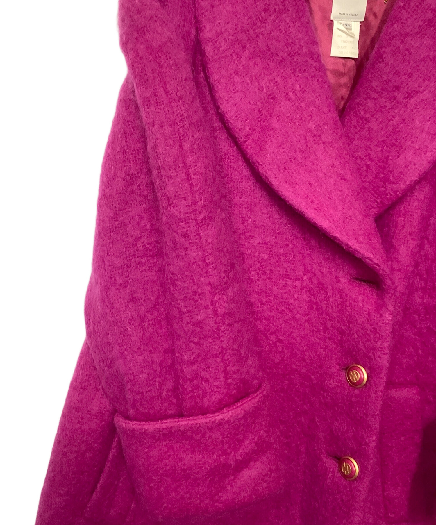 中古・古着通販】CELINE (セリーヌ) コート ピンク サイズ:42