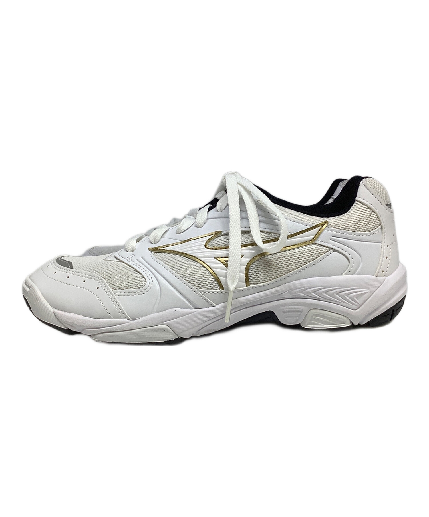 中古・古着通販】MIZUNO (ミズノ) シューズ ホワイト サイズ:25.5cm 